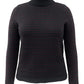 Karen Scott Women's Colorblocked Cotton Turtleneck Sweater New Red Combo Size Large