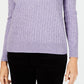 Karen Scott Women's Cable-Knit Sweater Blue Size Large