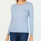 Karen Scott Women's Cable-Knit Sweater Blue Size Extra Large