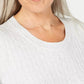 Karen Scott Women's Cable-Knit Sweater White Size Large