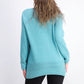Karen Scott Women's Cotton Boat-Neck Sweater Blue Size Small