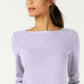 Karen Scott Women's Cotton Boat-Neck Sweater Purple Size Small