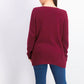 Karen Scott Women's Cotton Boat-Neck Sweater Red Size Extra Large