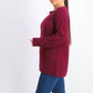 Karen Scott Women's Cotton Boat-Neck Sweater Red Size Extra Large