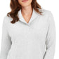 Karen Scott Women's Cotton Marled Shawl-Collar Sweater Gray Size Extra Large