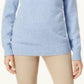 Karen Scott Women's Marled-Knit Quarter-Zip Sweater Blue Size Large