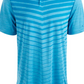 Attack Life Men's Ombre Chevron Jacquard Polo Blue Size X-Large