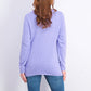 Karen Scott Women's Patchwork-Stitch Pullover Sweater Blue Size Extra Large