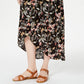 Style & Co Women's Printed High-Low Skirt Trpic Wndr Size Large