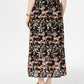 Style & Co Women's Printed High-Low Skirt Tropic Wonder Black Size XX-Large