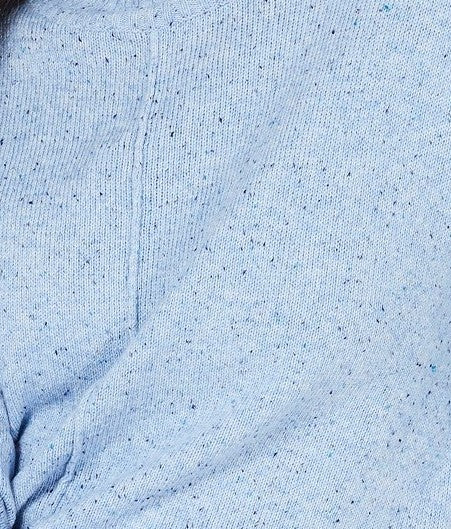 Karen Scott Women's Mock-Neck Shimmer Sweater Blue Size Extra Large