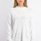 Karen Scott Women's Mock-Neck Shimmer Sweater White Size Large