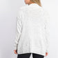 Karen Scott Women's Mock-Neck Shimmer Sweater White Size Large