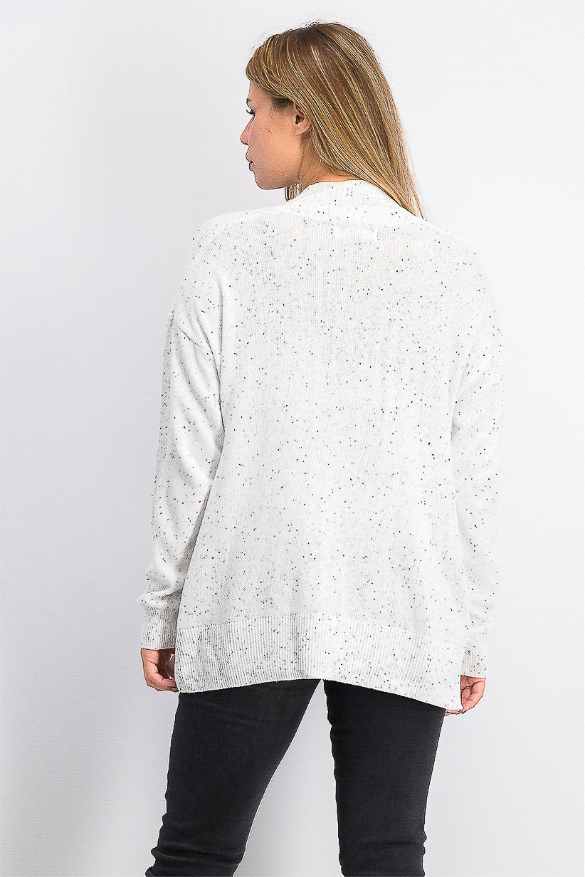 Karen Scott Women's Mock-Neck Shimmer Sweater White Size Large