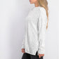 Karen Scott Women's Mock-Neck Shimmer Sweater White Size Large