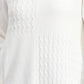 Karen Scott Women's Cotton Mixed-Stitch Sweater White Size Small