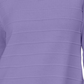 Karen Scott Women's Ribbed 3/4-Sleeve Sweater Purple Size XX-Large
