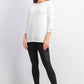 Karen Scott Women's Ribbed 3/4-Sleeve Sweater Natural Size Medium