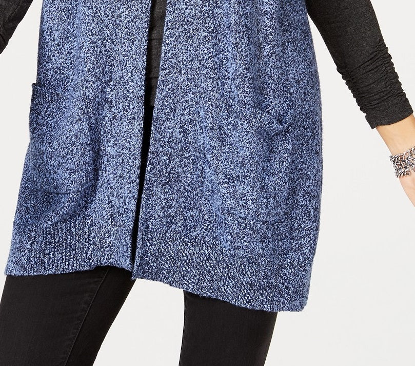 Karen Scott Women's Sweater Vest Blue Size Extra Large