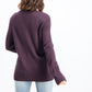 Karen Scott Women's Zip-Front Cardigan Purple Size Large