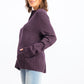 Karen Scott Women's Zip-Front Cardigan Purple Size Large