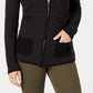 Karen Scott Women's Textured Zip-Front Cardigan Black Size Extra Large