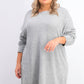 Karen Scott Women's Plus Size Curved Hem Tunic Gray Size 1X