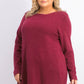 Karen Scott Women's Plus Size Curved Hem Tunic Red Size 1X