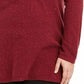 Karen Scott Women's Plus Size Curved Hem Tunic Red Size 0X