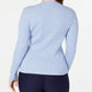 Karen Scott Womne's Cotton Baby Cable-Knit Sweater  Luxe Blue Size Extra Large