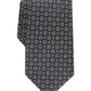 Tasso Elba Men's Classic Neat Silk Tie Black Size Regular