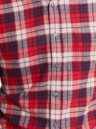 Club Room Men's Flannel Shirt Red Size Small