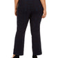 Alfani Women's Plus Size Pull-On Plaid Pants Navy Size 26