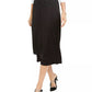 Alfani Women's Faux-Wrap Skirt Black Size 10
