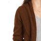 Style & Co Women's Pointelle Cardigan Brown Size Extra Large