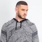 INC International Concepts Men's Jax Hooded Knit Sweater Gray Size Large