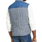 American Rag Men's Quilted Colorblocked Vest Blue Size Extra Large