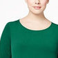 Alfani Women's High-Low Tunic Green Size Medium