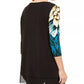 Alfani Women's Layered Crossover-Hem Tunic Top Black Size Medium