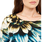 Alfani Women's Layered Crossover-Hem Tunic Top Black Size Medium