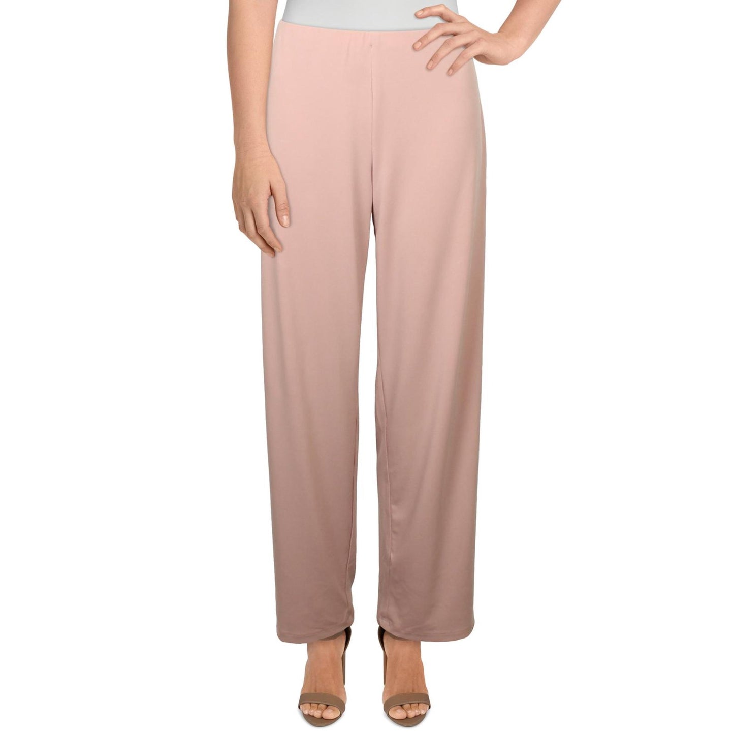 Alfani Women's Straight-Leg Trousers Dark Pink Size Medium