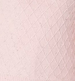 Karen Scott Women's Diamond Cable-Knit Sweater Pink Size Large