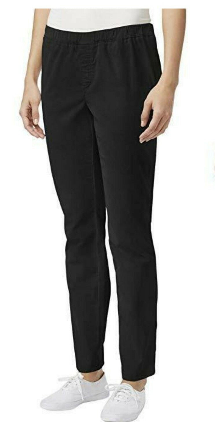 Karen Scott Women's Corduroy Pull-On Pants Black Size Small