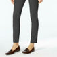 Karen Scott Women's Petite Corduroy Pull-On Pants Charcoal Size Medium