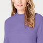Karen Scott Women's Zip-Back Mock-Neck Sweater Purple Size X-Large
