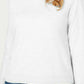 Karen Scott Women's Mock-Neck Sweater White Size Petite Extra Large