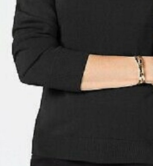 Karen Scott Women's Turtleneck Sweater Black Size Large