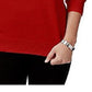 Karen Scott Women's Plus Size Turtleneck Luxsoft Sweater Red Size OX