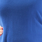 Karen Scott Women's V-Neck Sweater  Blue Size Large
