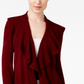 Karen Scott Women's Ruffle-Front Cardigan Black Size Large